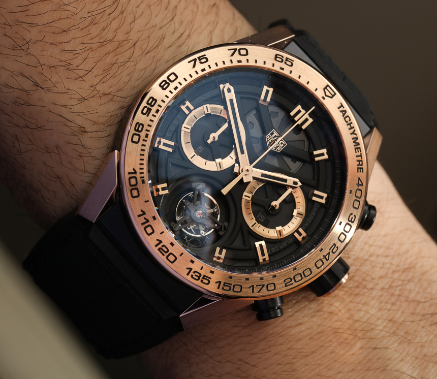 僅售15,000美元的泰格豪雅卡萊拉Heuer-02T陀飛輪計時腕表評測 腕上評測 