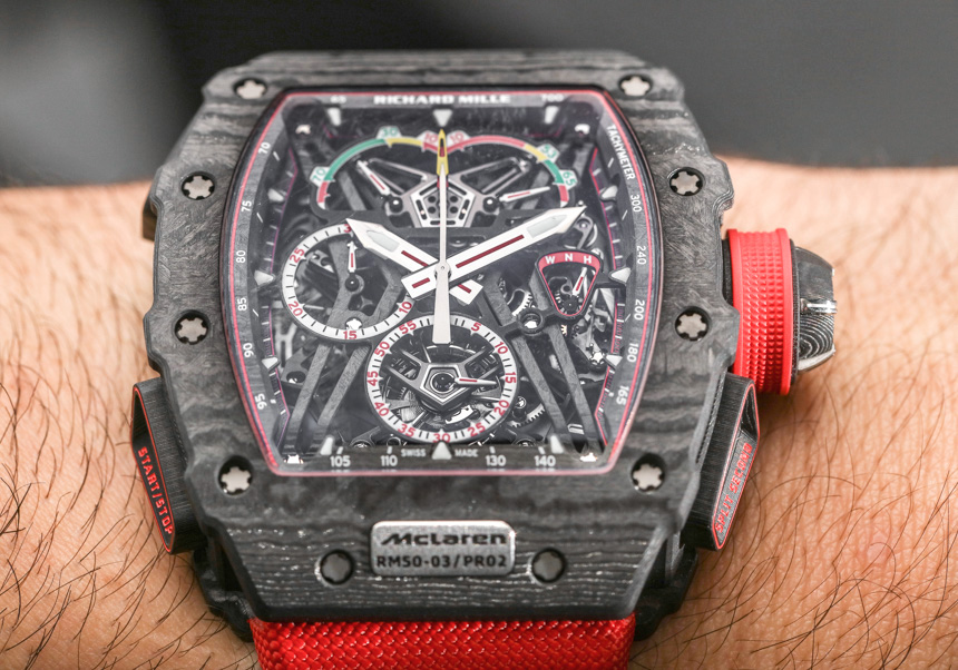 價值 100 萬美元的 Richard Mille RM 50-03 McLaren F1 超輕腕表評測 腕上評測 
