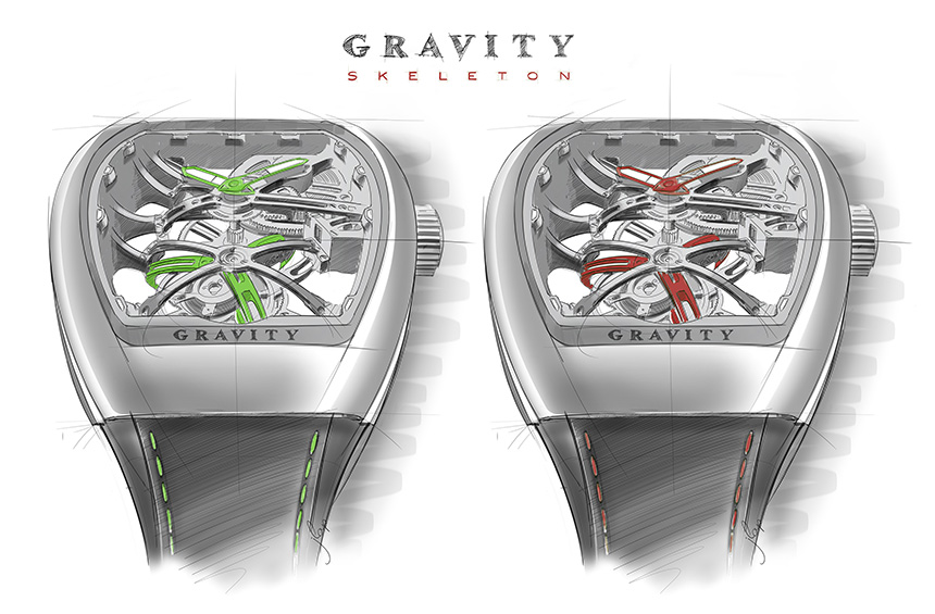 Franck Muller Vanguard Gravity Skeleton 腕表發佈 