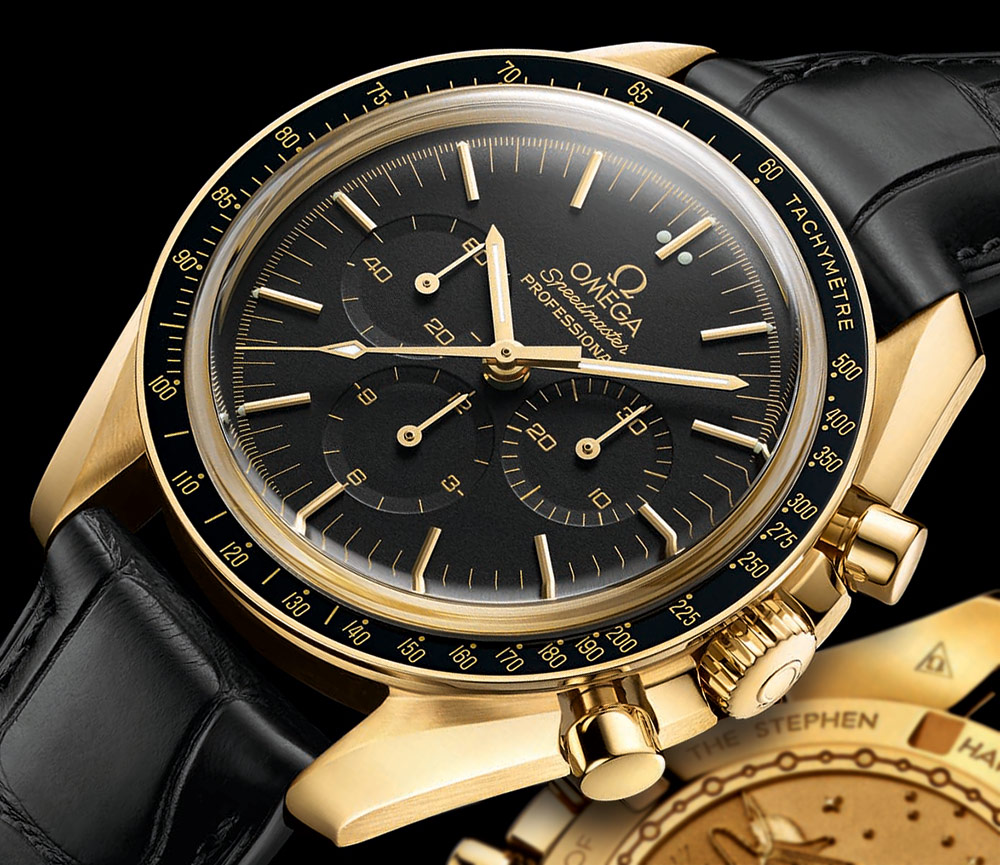 Omega Speedmaster Moonwatch Professional Chronograph Starmus Science Gold 腕表 腕表發佈 