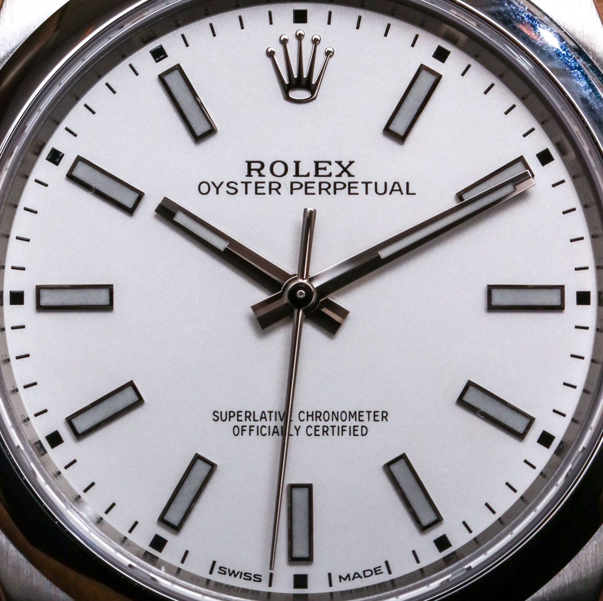 Rolex Oyster Perpetual 39 114300 黑、白表盤腕表評測 腕上評測 