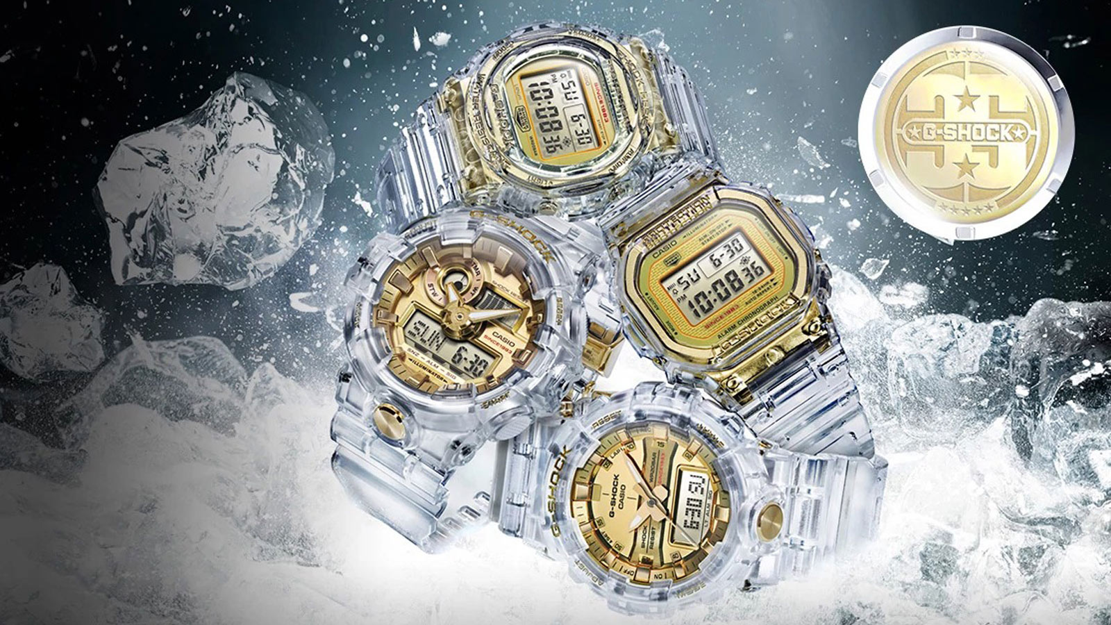 Casio G-Shock Glacier Gold 35 週年特別版 腕表發佈 