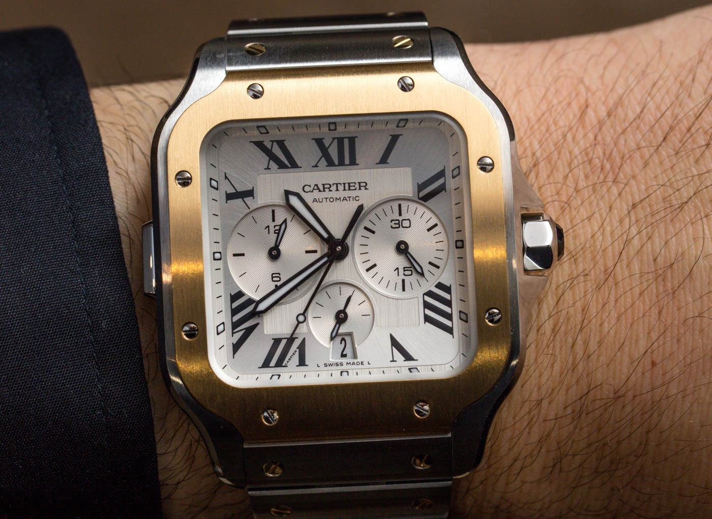 2019 年全新 Cartier Santos Chronograph 腕表評測 腕上評測 